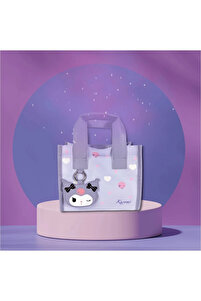 Miniso Sanrio Lisanslı Kuromi Kare Yiyecek Çantası – Dayanıklı ve
