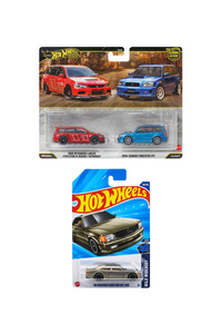 HOT WHEELS Premium Car Culture HBL96 2'li Set+Uzun Kart Mercedes