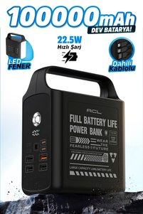 ACL PW-155 100.000mAh Taşınabilir Enerji İstasyonu Powerbank 22.5W