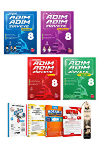 Newton Yayınları 8.Sınıf LGS Adım Adım Zirveye 4'lü Set | LGS