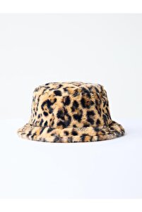 Jimmy Key Kahverengi Leopar Desenli Peluş Şapka - Fiyatı, Yorumları