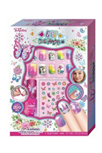 TOYFEST Tokidas BFF Nail Playing Set - Kelebek Modeli Ojeli