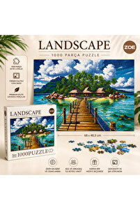 スペル コレクターズ・エディション Blu-ray('09米) Zoe Landscape 1000 Parça Tropik Ada Manzara Puzzle – 68x48,5 cm