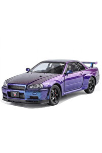 Tıfıl Toys Hobiez World 1:24 Metal Lisanslı Nissan Skyline GTR