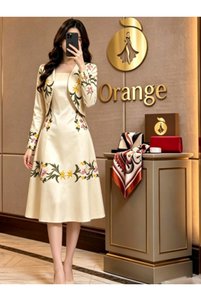 صورة المنتج ذات الصلة Orange فساتين