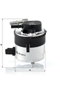Imaginea produsului asociat Mann Filter Filtre combustibil auto
