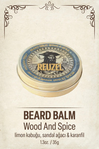 Reuzel Wood Spice Beard Balm Erkekler için Nemlendirici Sakal ve
