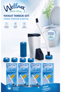 Wellnax breeze refresh Özel Tuvalet Temizlik Seti+40 Adet Kullan