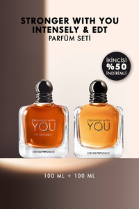 Emporio Armani Stronger With You EDT 100 ml ve Intensely EDP 100