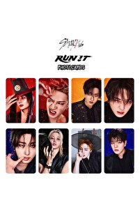 Kpop Dünyasi STRAY KIDS '' RUN IT '' Teaser Images Photocards Set