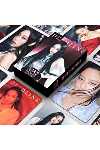 Kpop Dünyasi BLACKPINK Jennie '' Deadline '' Çift Yön Baskılı Lomo