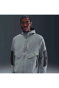Nike Erkek Siyah Air Max Woven Jacket Esnek Dokuma Spor Ceket