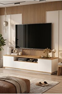Yurudesign Future Tv Ünitesi Fr7-aw Çam-beyaz - Fiyatı, Yorumları