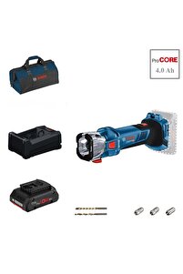 Bosch GCU 18V-30 1x4 Ah ProCORE Akülü Freze / Kuru Levha Kesme