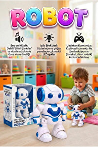 Tıfıl Toys Dans Eden Robot! 7 Fonksiyonlu Uzaktan Kumandalı Işıklı
