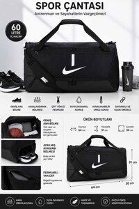Nike Spor Çantası Antrenman Seyahat Fitness / Ayakkabı Bölmeli