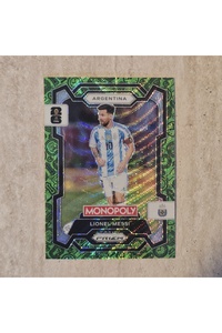 Panini Prizm Monopoly Lionel Messi No.1 Green Wave Oyun Kartı