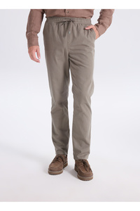 Lee Cooper Haki Erkek Regular Straight Chino Pantolon 262 LCM
