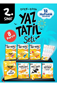 Öğretmen Evde Öğretmenevde 2.sınıf Yaz Tatil Kitabı Seti - 2025