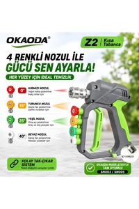 okaoda Z2 Profesyonel Hızlı Bağlantılı Paslanmaz Çelik Araba