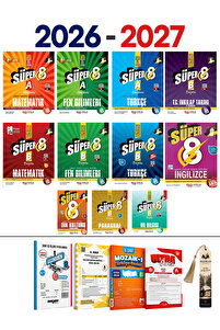 Nitelik Yayınları 8. Sınıf LGS Süper Mega Soru Bankası Set | LGS