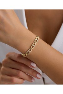 صورة المنتج ذات الصلة Silver أساور فولاذية