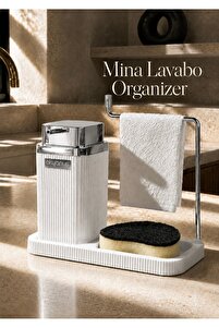 Okyanus Home Kare Mina Lavabo Düzenleyici Beyaz - Fiyatı, Yorumları