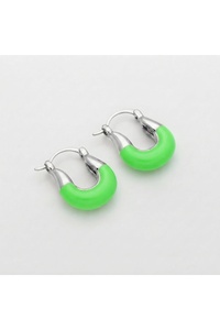 Related product image Siya Silver Steel Earrings