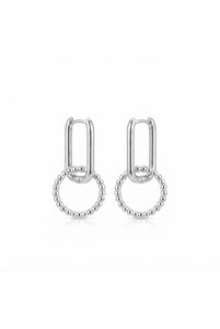 Related product image Siya Silver Steel Earrings