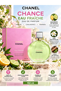 Chanel CHANCE EAU FRAÎCHE Eau De Parfum 150 ml – Ferah, Çiçeksi ve