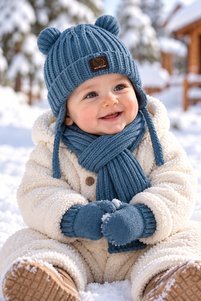 Related product image MİNİKO KİDS Scarf Beanie Gloves Set