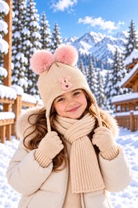Related product image MİNİKO KİDS Scarf Beanie Gloves Set