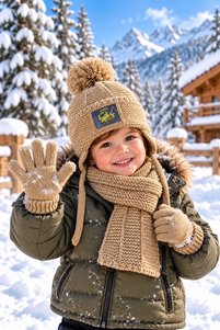 Related product image MİNİKO KİDS Scarf Beanie Gloves Set