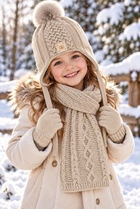 Related product image MİNİKO KİDS Scarf Beanie Gloves Set