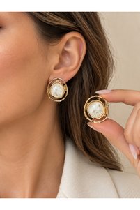 صورة المنتج ذات الصلة MODA أقراط أذن فولاذية