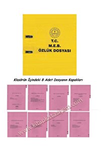 Gülpaş T.c. M.e.b. Öğretmen Özlük Dosyası 1 Klasör + 8 Dosya (sarı