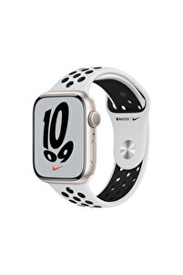 Apple Watch Nike Series 7 45mm Gps Yıldız Işığı Alüminyum Kasa