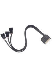 Alfais 4597 Sata Power To Fan Çevirici 3 Port Y Pin Pwm Çoklayıcı