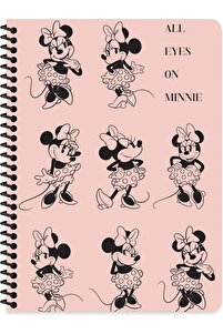 MINNIE MOUSE 16.5x22.5 Kareli Defter - All Eyes On Minnie (80