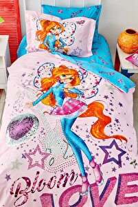 Winx By Karaca Home Bloom Tek Kişilik %100 Pamuk Nevresim Takımı