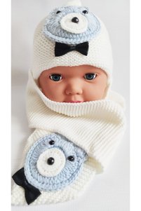 Related product image Bebekmağazam Scarf Beanie Gloves Set