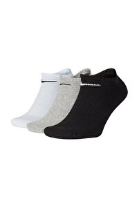 Nike Sx7673-964 Everyday Cush No-show 3 Renk 3lü Çorap Seti