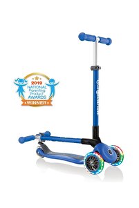 Globber Scooter Primo Katlanabilir Işıklı Lacivert - Fiyatı, Yorumları