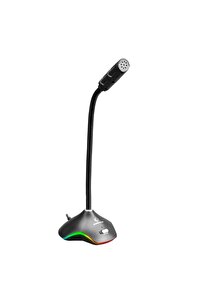 Rampage Rmx-m7 Python Siyah Usb Rgb Ledli Gaming Oyuncu Mikrofonu