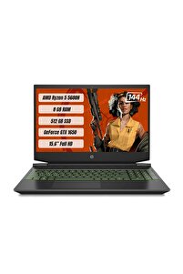 HP Pavilion 15-ec2059nt Amd Ryzen 5 5600h 8gb 512gb Ssd Gtx 1650