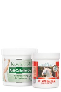 Gel Anti-cellulite Krauterhof 250ml - Aloe Vera & Beurre De Cacao - Fabriqué En Allemagne
