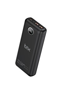 Bix Pb201 Üç Portlu 20000mah 22.5w Hızlı Şarj 4.0 Pd Giriş/çıkışlı