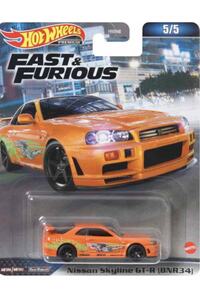 HOT WHEELS Premium Fast And Furious Nissan Skyline Gt-r Bnr34 R 34