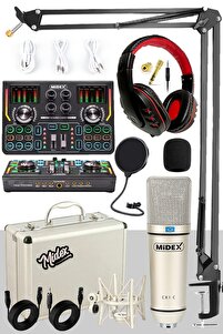 Lastvoice Midex Cx1 Titanium Set Efektli Ses Kartı Mikrofon