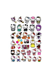 Ororabutik 33'lü Hello Kitty Cute Sticker Seti - Etiket Seti